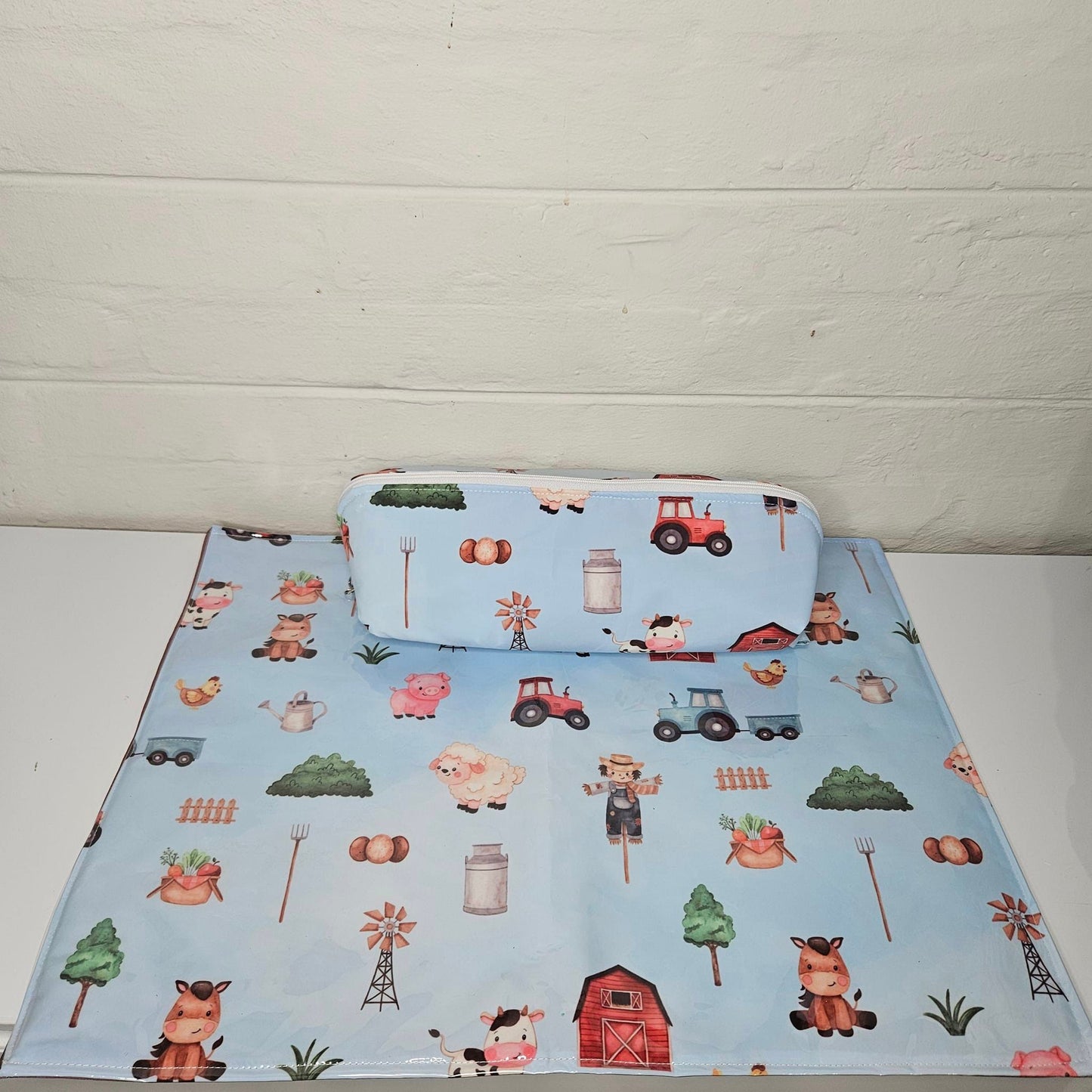 Picture Perfect Blue Farm Set - Sew Just More