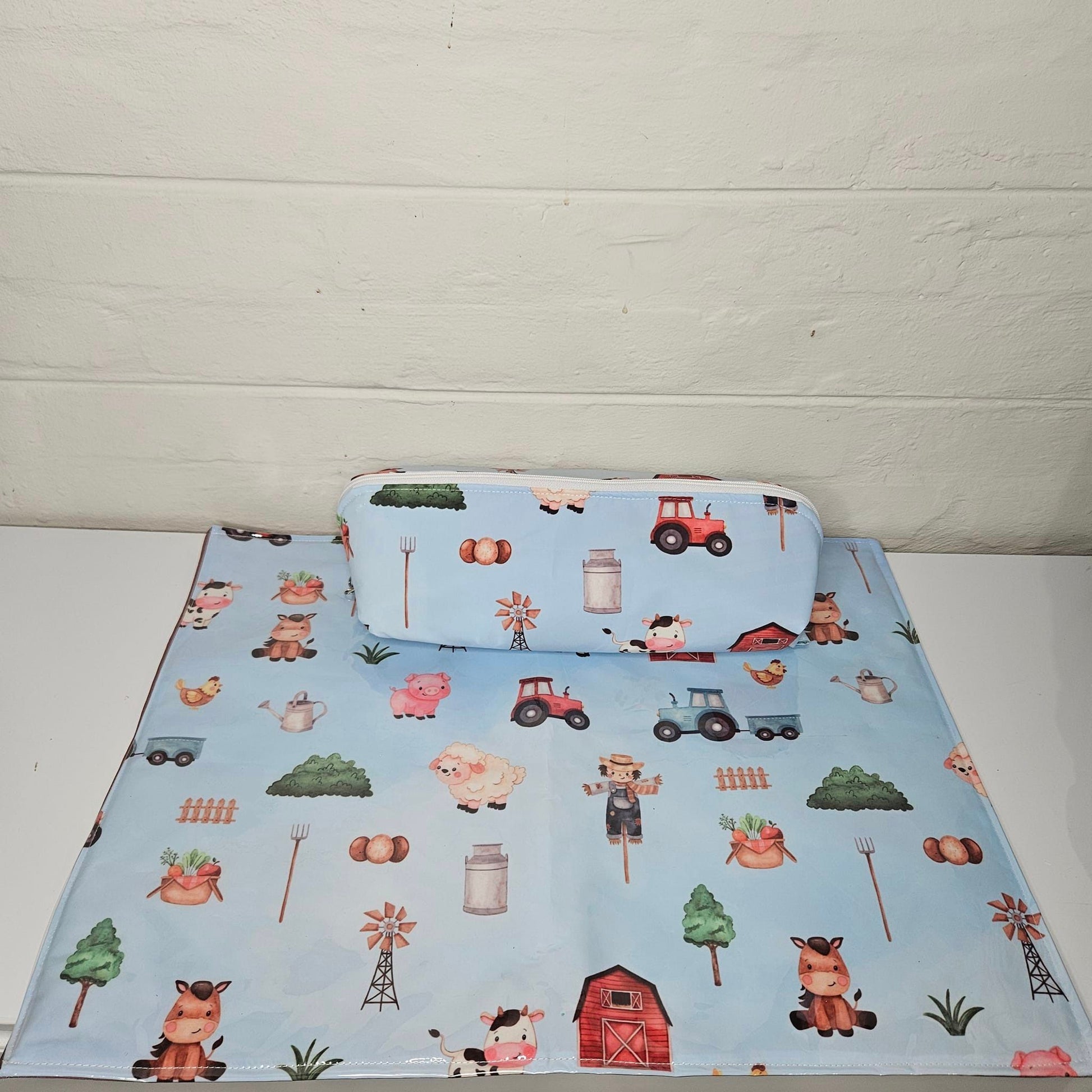 Picture Perfect Blue Farm Set - Sew Just More