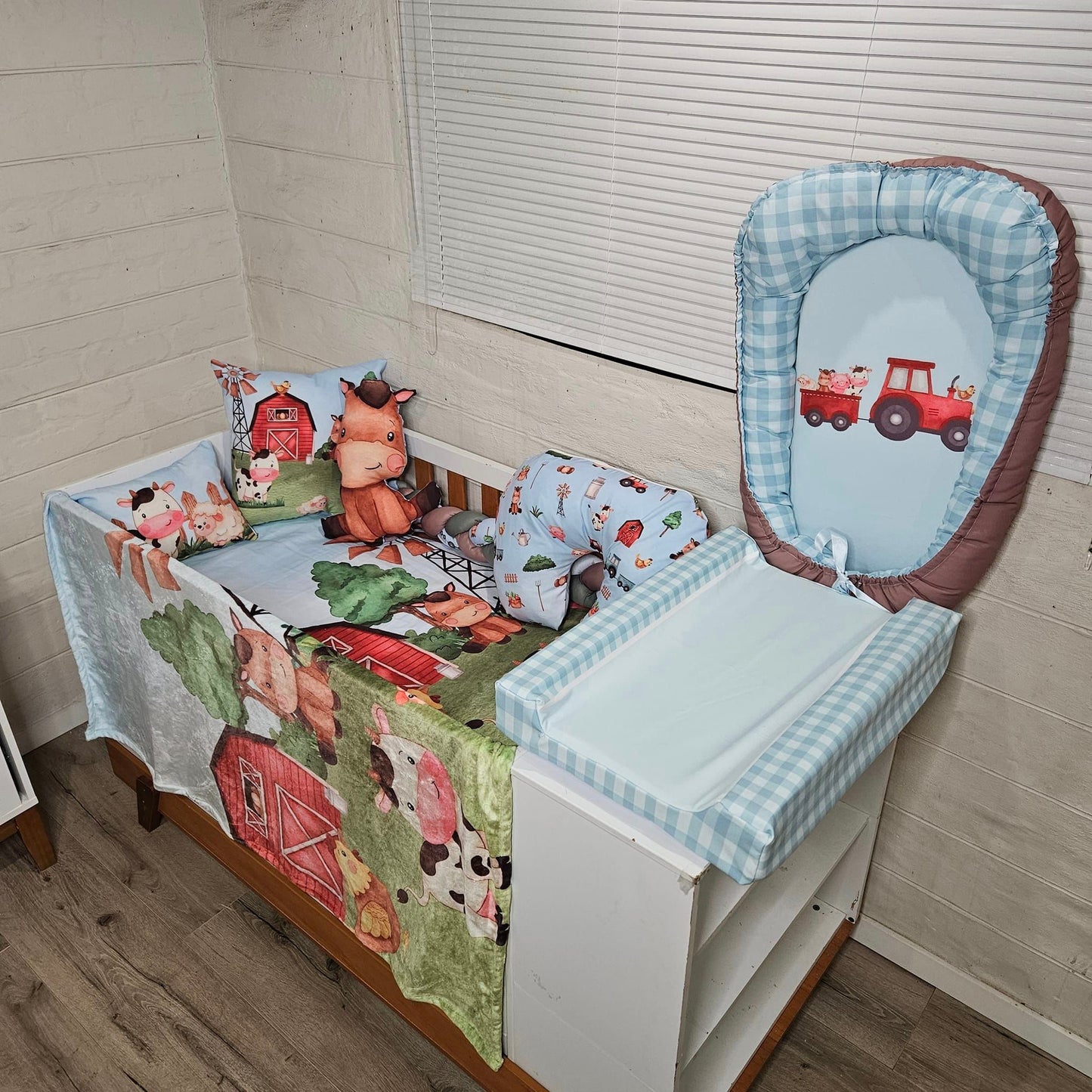 Picture Perfect Blue Farm Set - Sew Just More