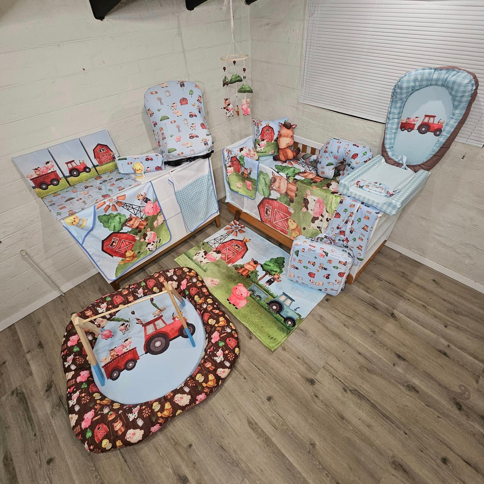 Picture Perfect Blue Farm Set - Sew Just More