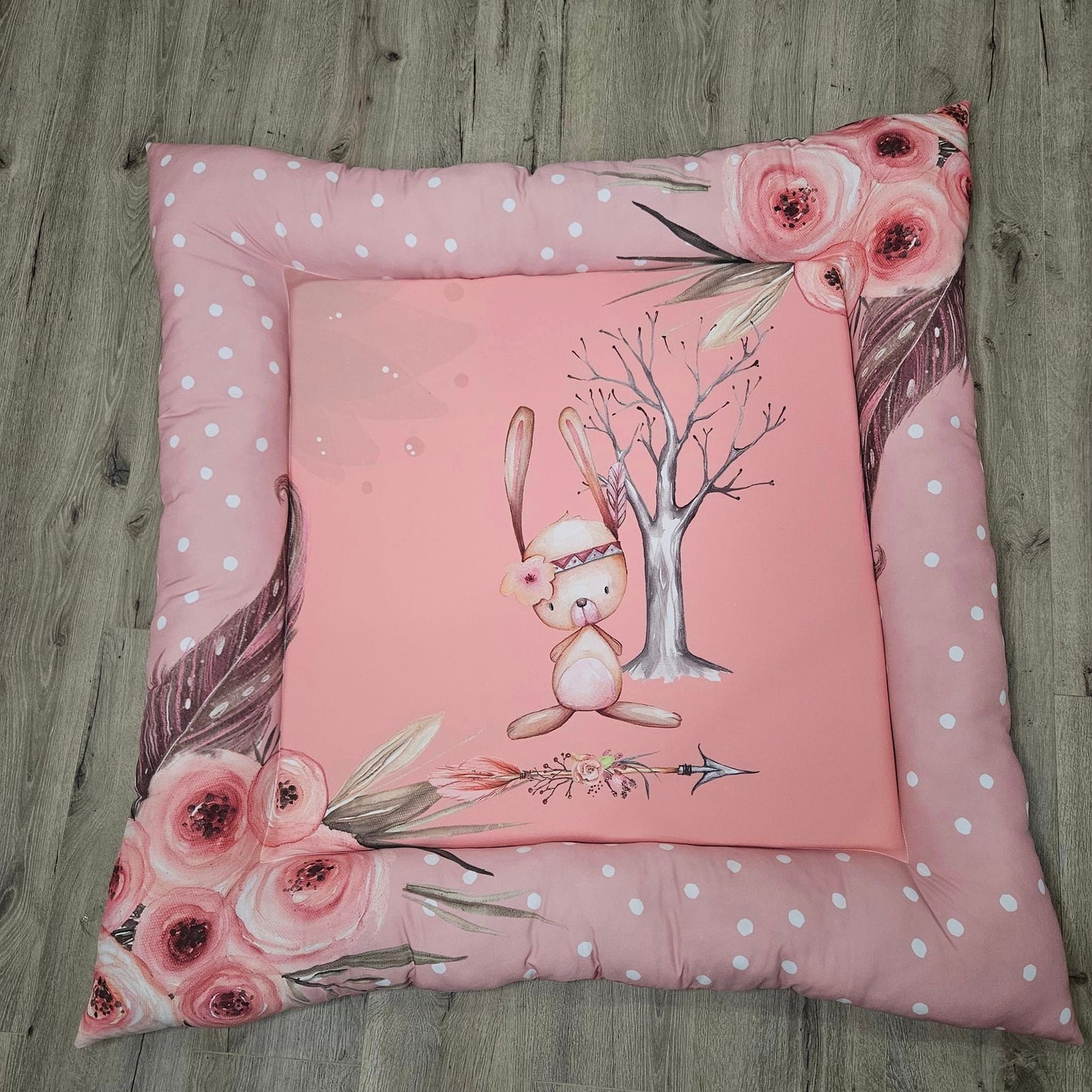 Boho Woodlands Bunny Play mat