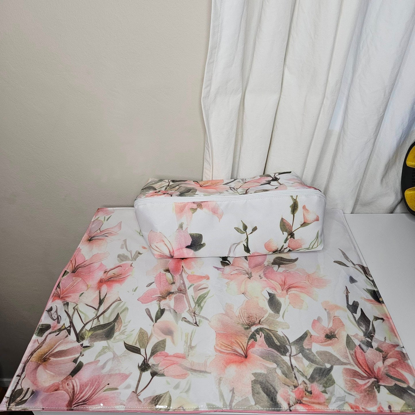 Custom Printed Field Flower Mice  cot linen