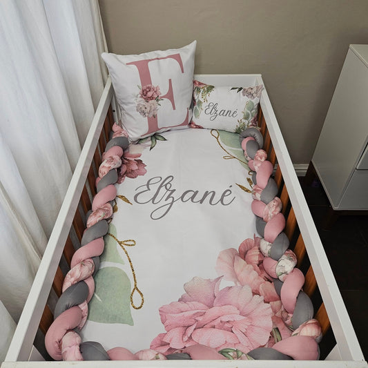 Peony Floral cot linen