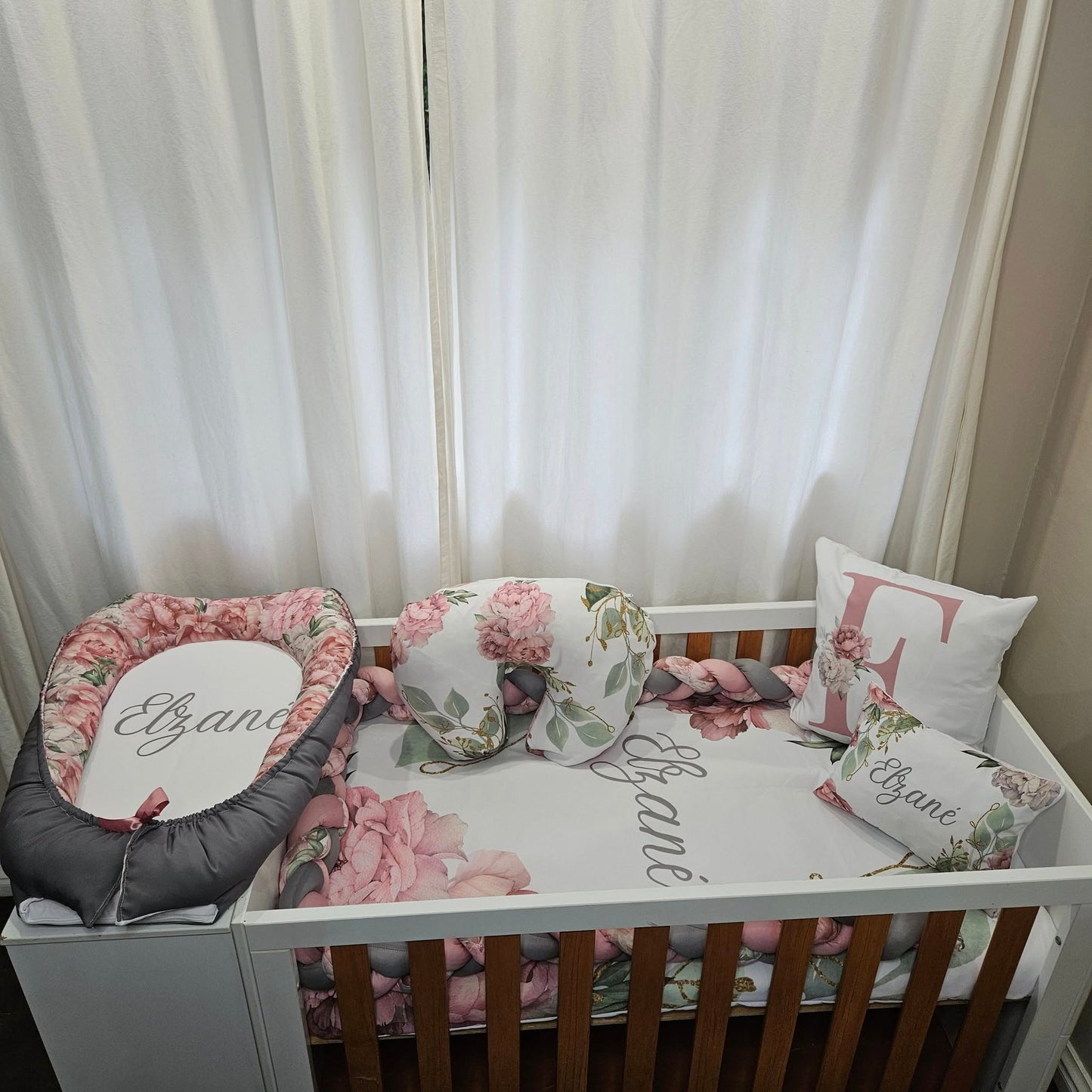 Peony Floral cot linen