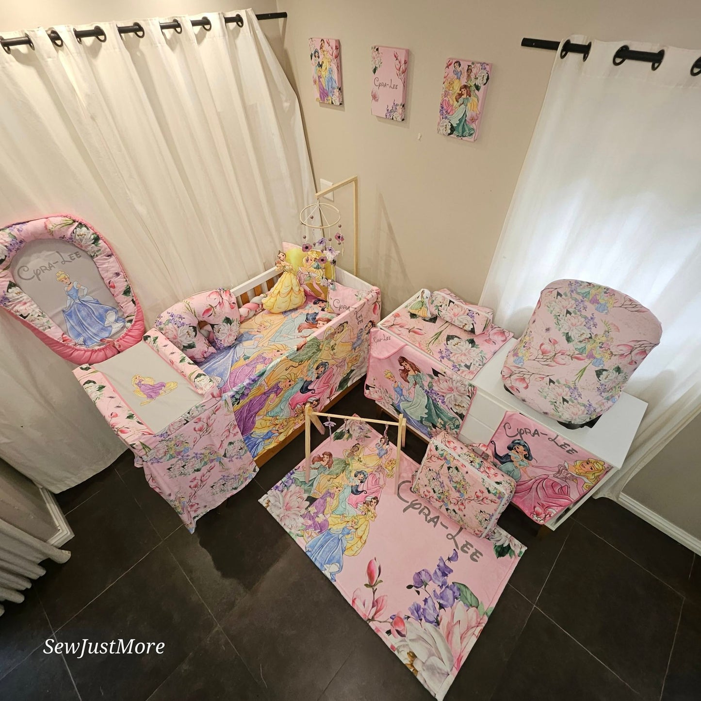 Disney princess cot linen