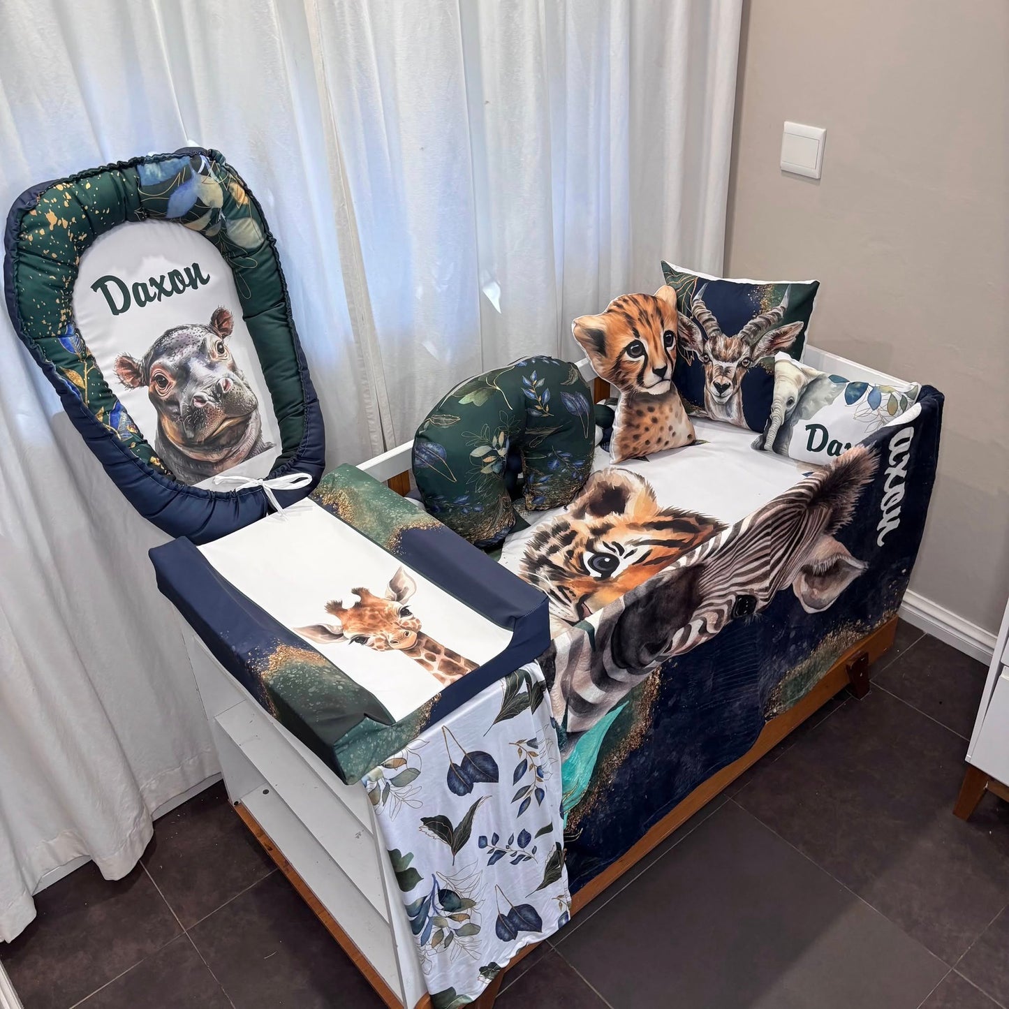 The Royal Safari cot linen
