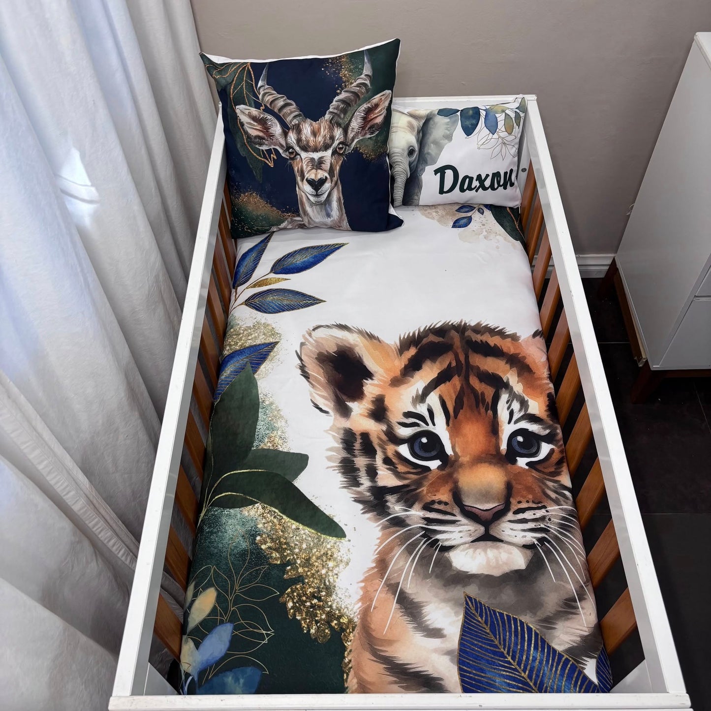 The Royal Safari Cot linen
