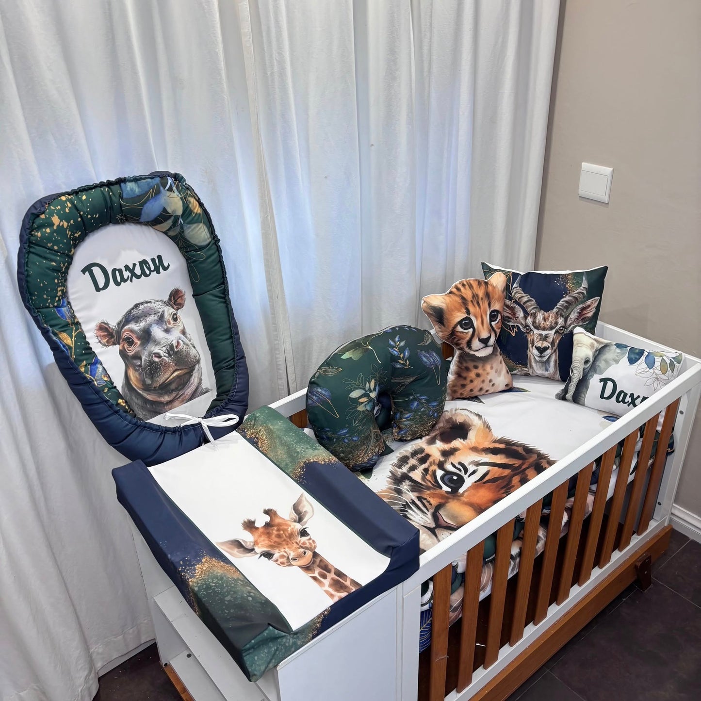 The Royal Safari Cot linen