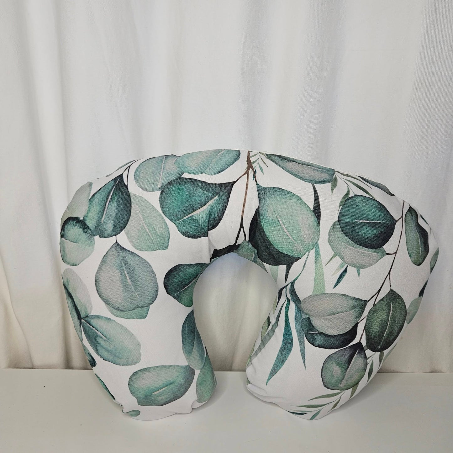 Sage Leafy Safari nursing pillow