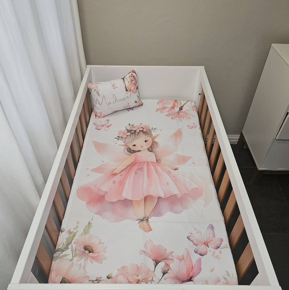 Magical Floral Fairy cot linen