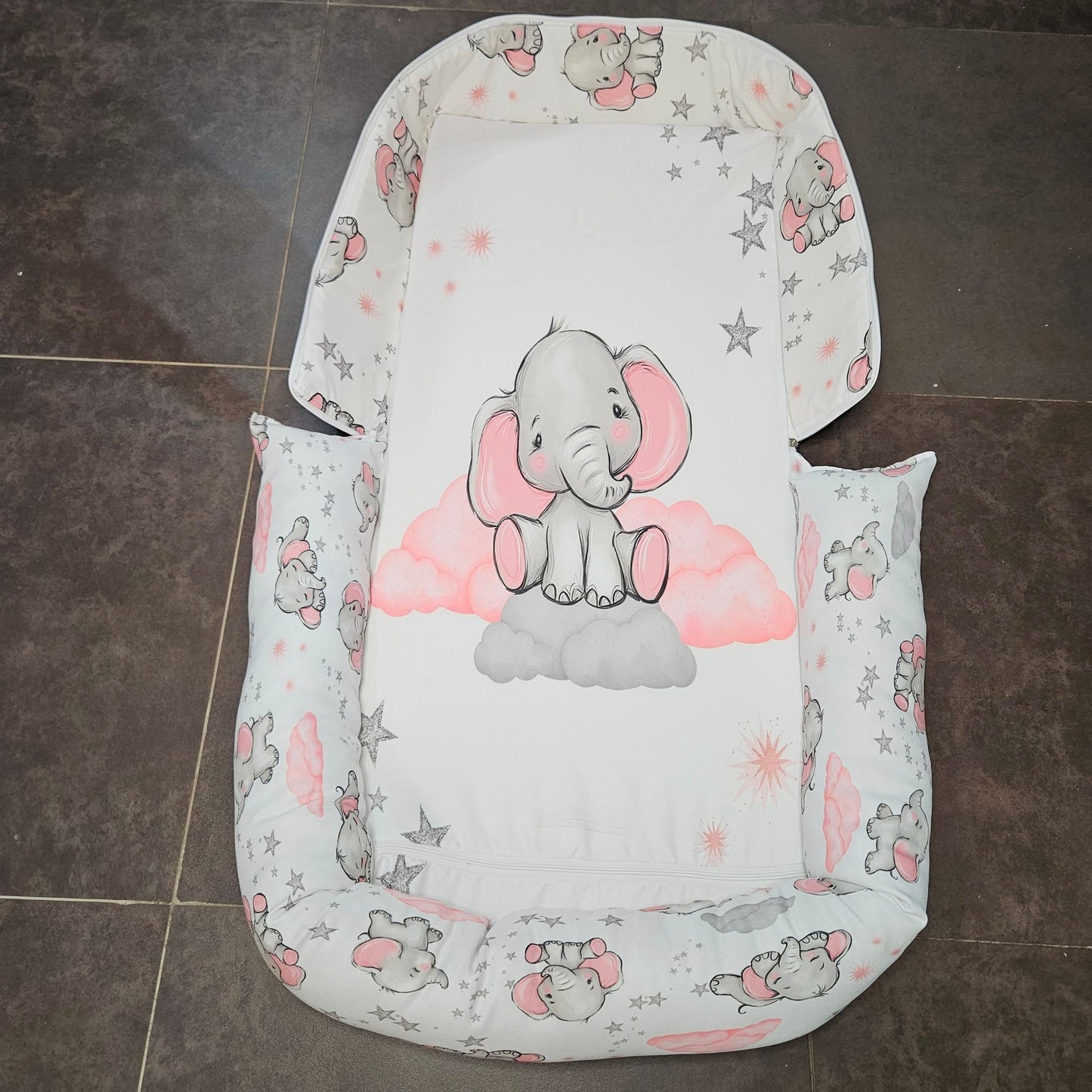 Dreamy Sweet Pink Ellie travel nest bag