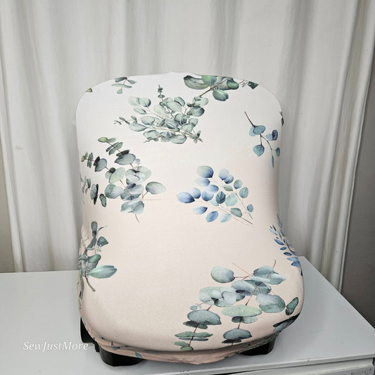 The Baby Highland cow car seat cover