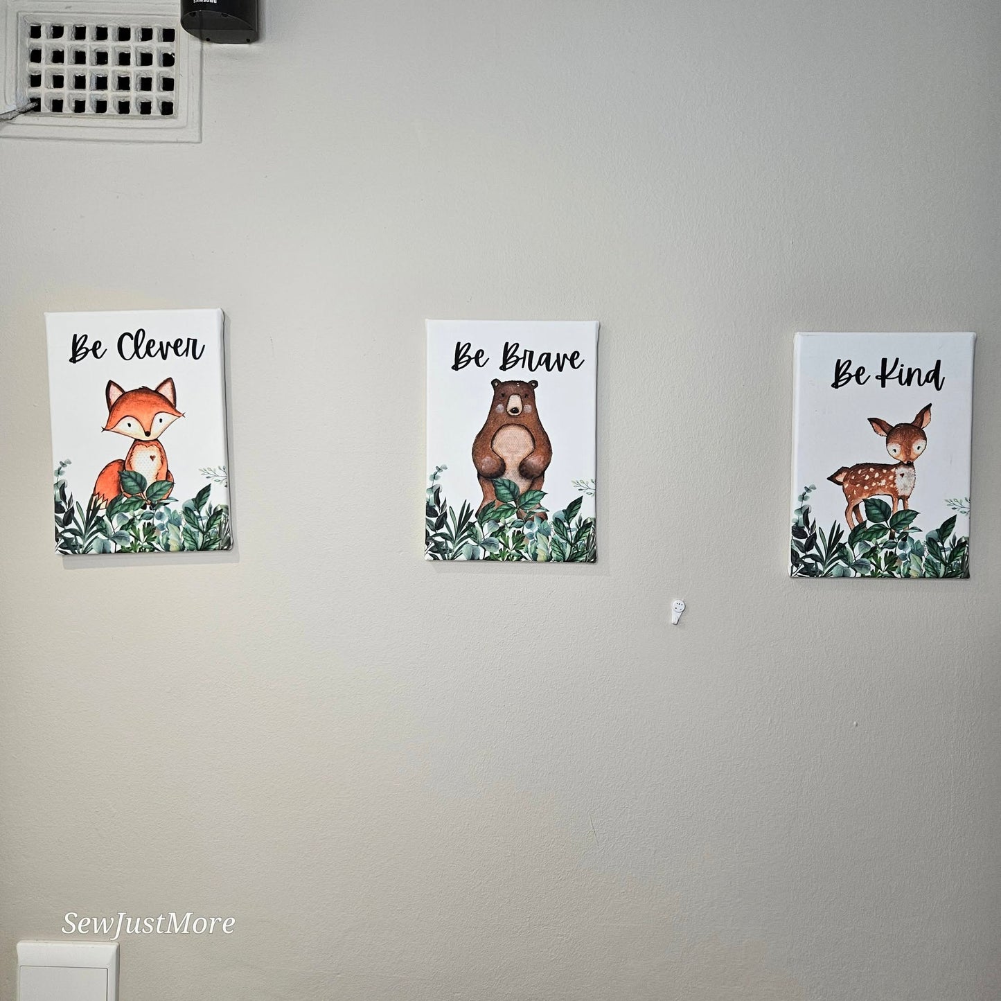 Leafy Woodlands cot linen