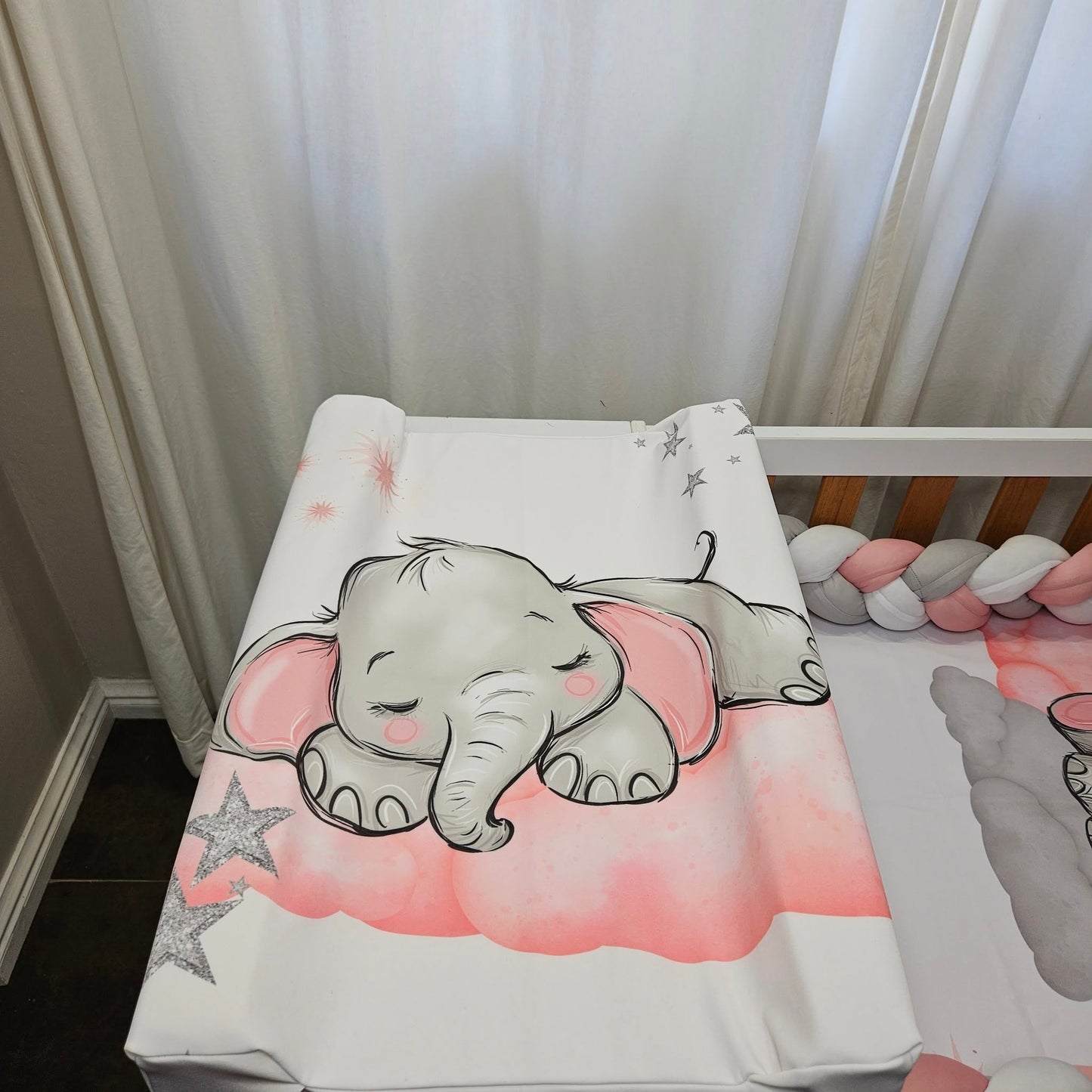Dreamy Sweet Pink Ellie waterproof changing mat