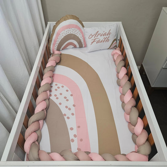 Boho Rainbow cot linen