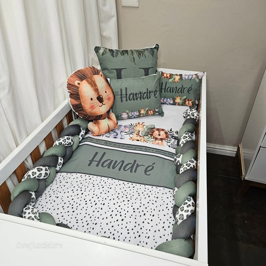 Dot Leave Safari cot linen