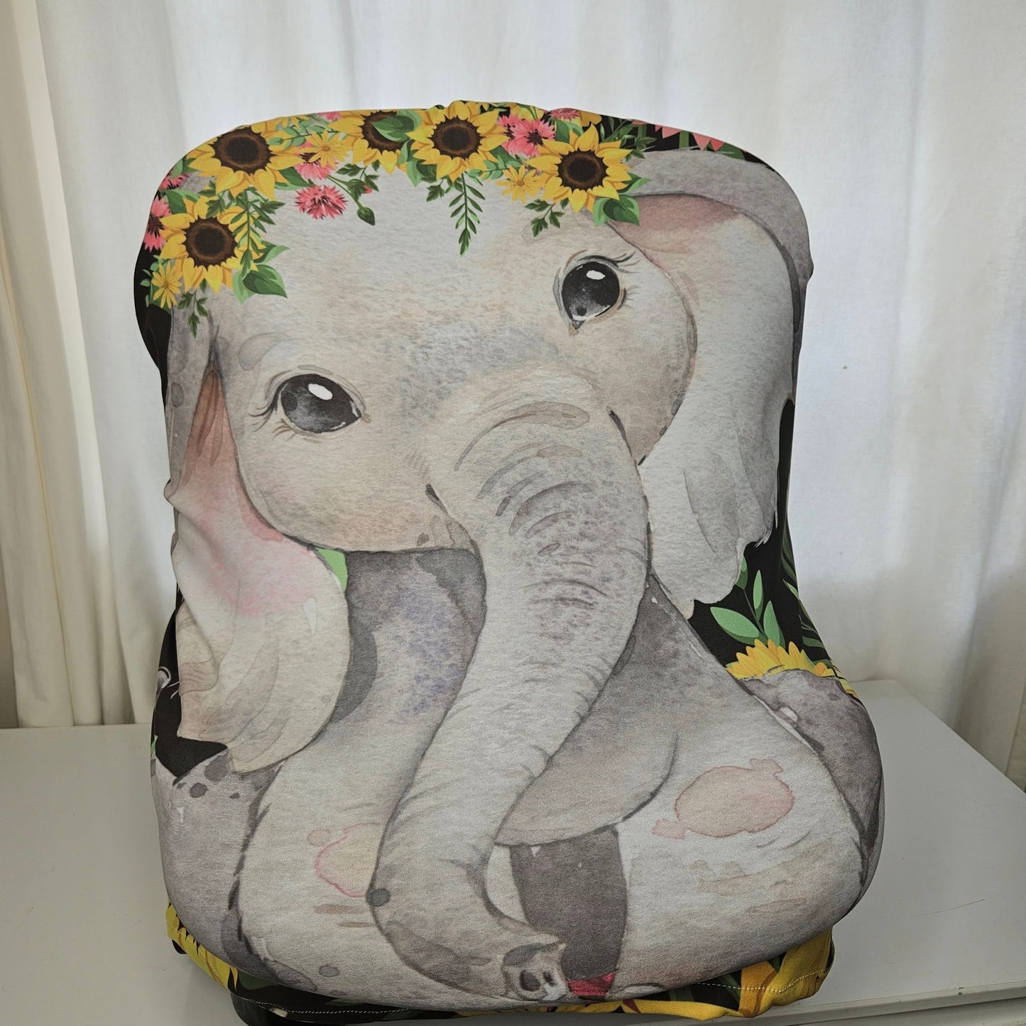 Sunflower Ellie car seat cover