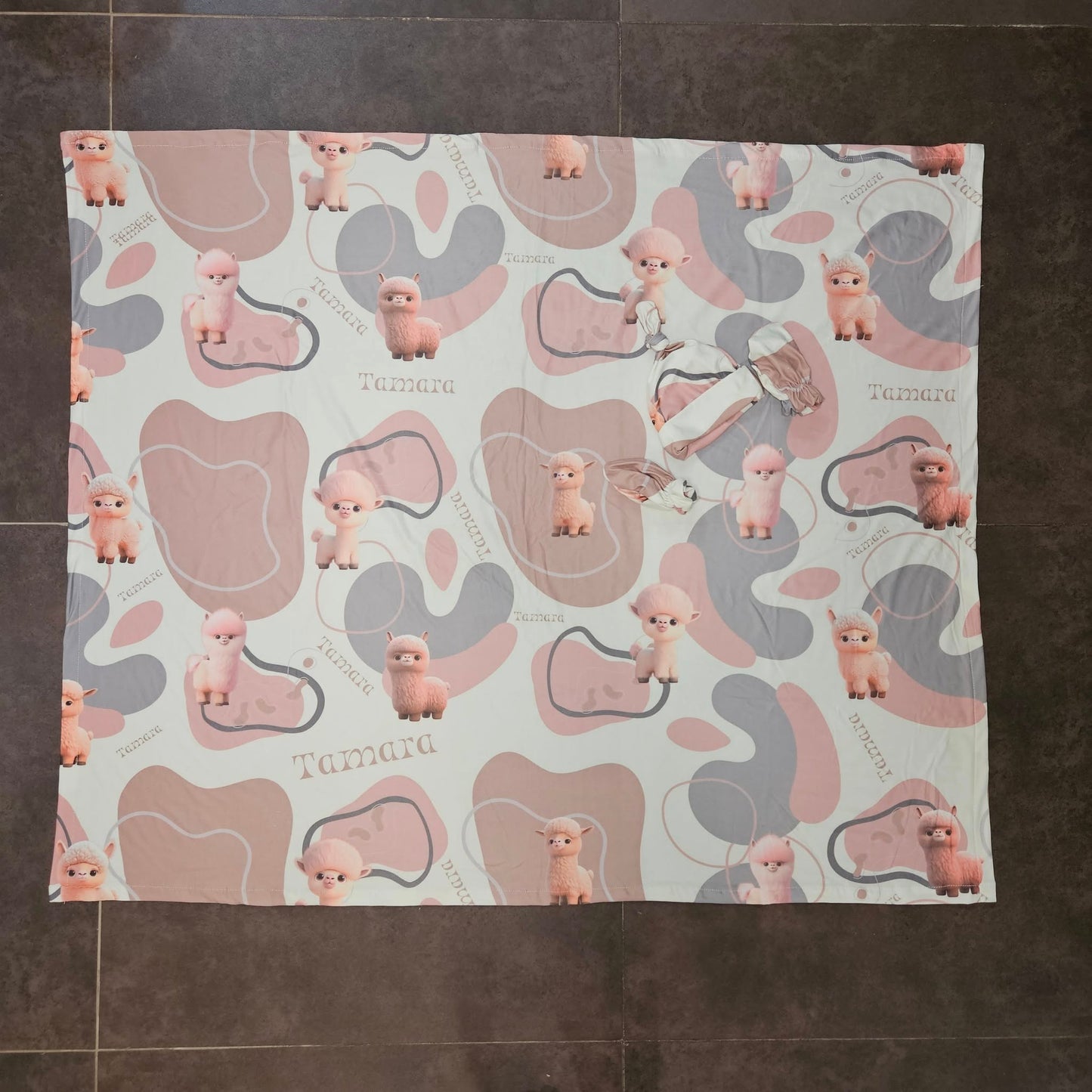 Funky Boho Llama cot linen