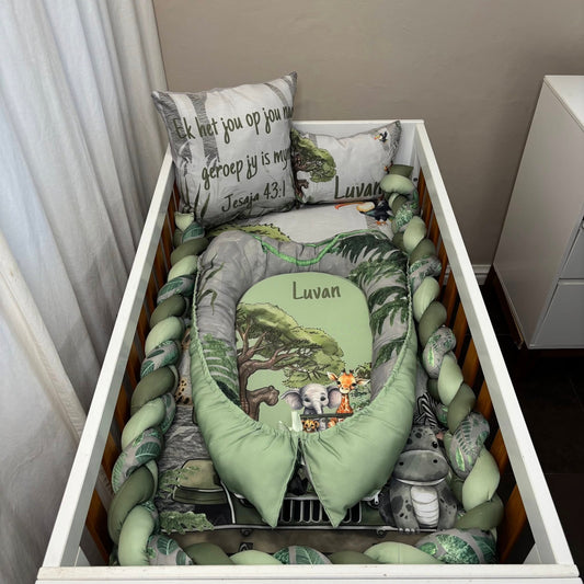 Grey Jungle Jeep Safari baby nest