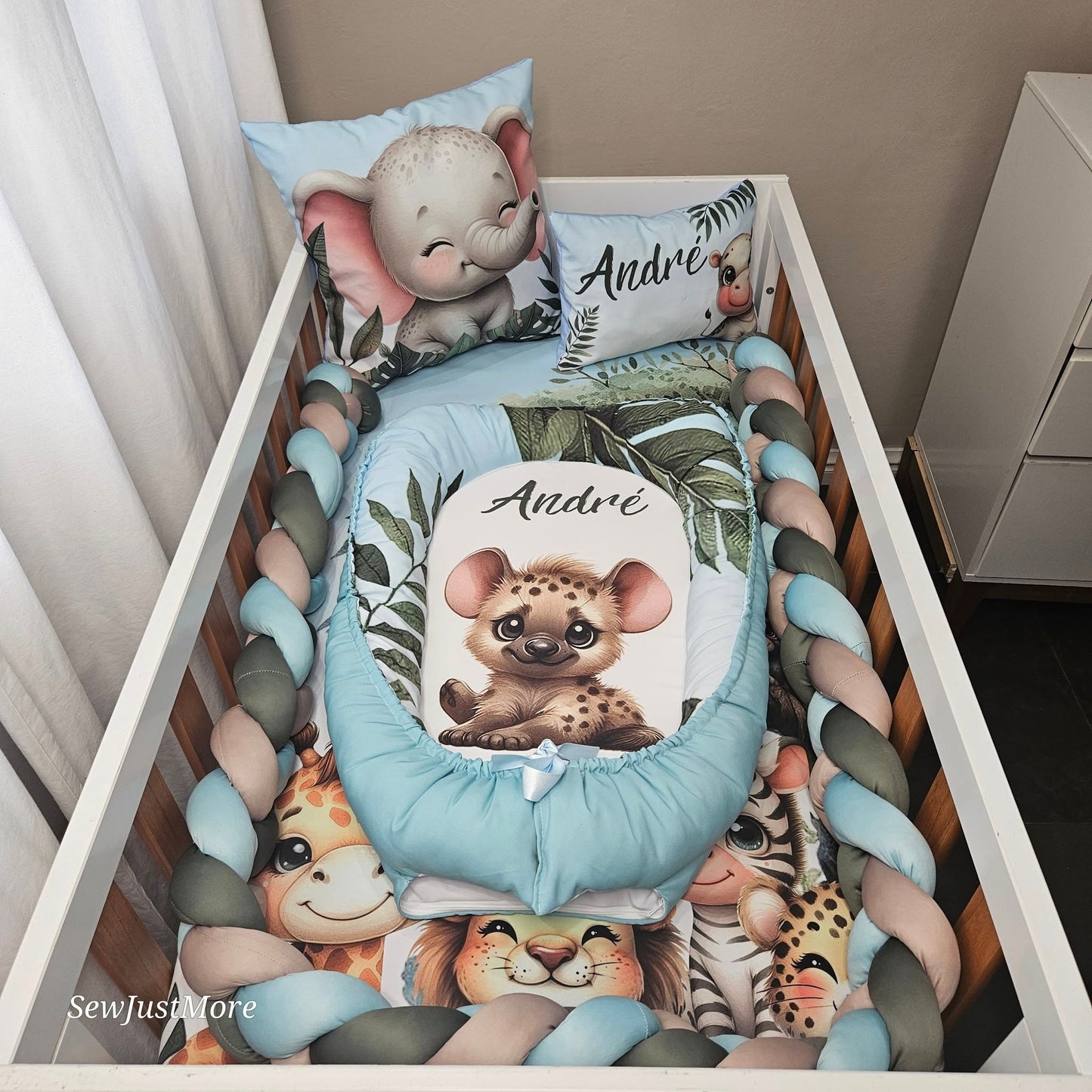 Great Escape Safari cot linen