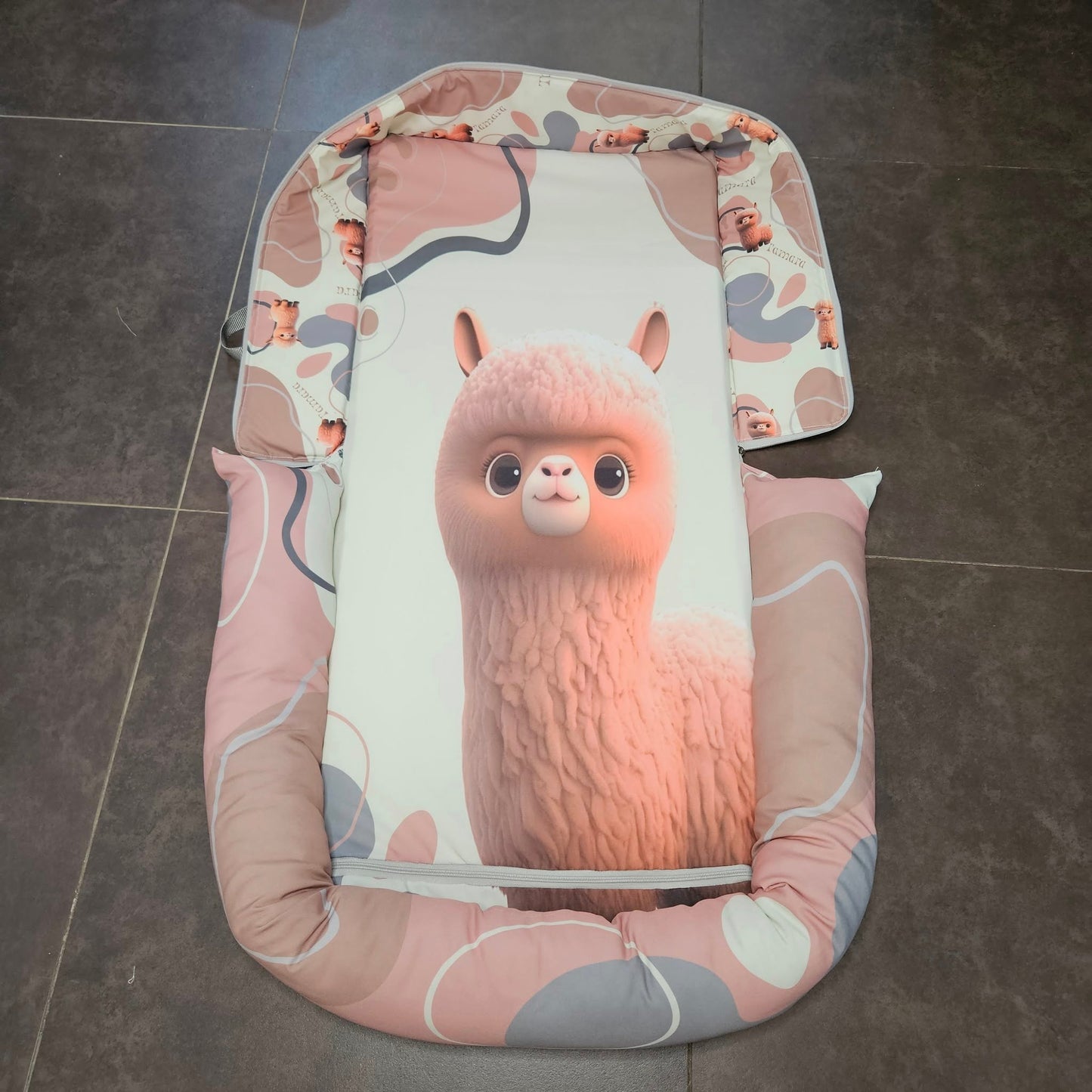 Funky Boho Llama cot linen