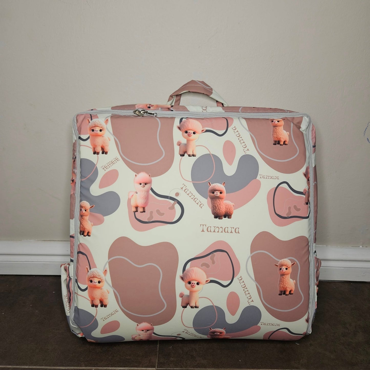 Funky Boho Llama travel nest bag