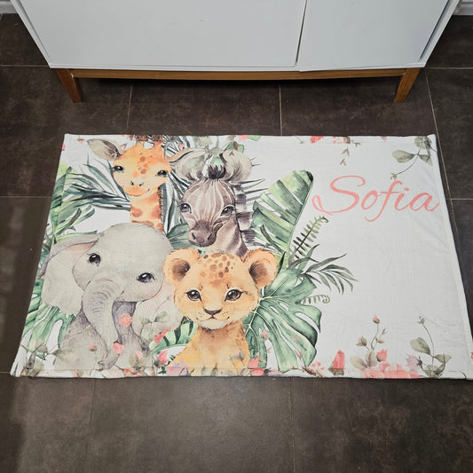 Soft Floral Safari carpet