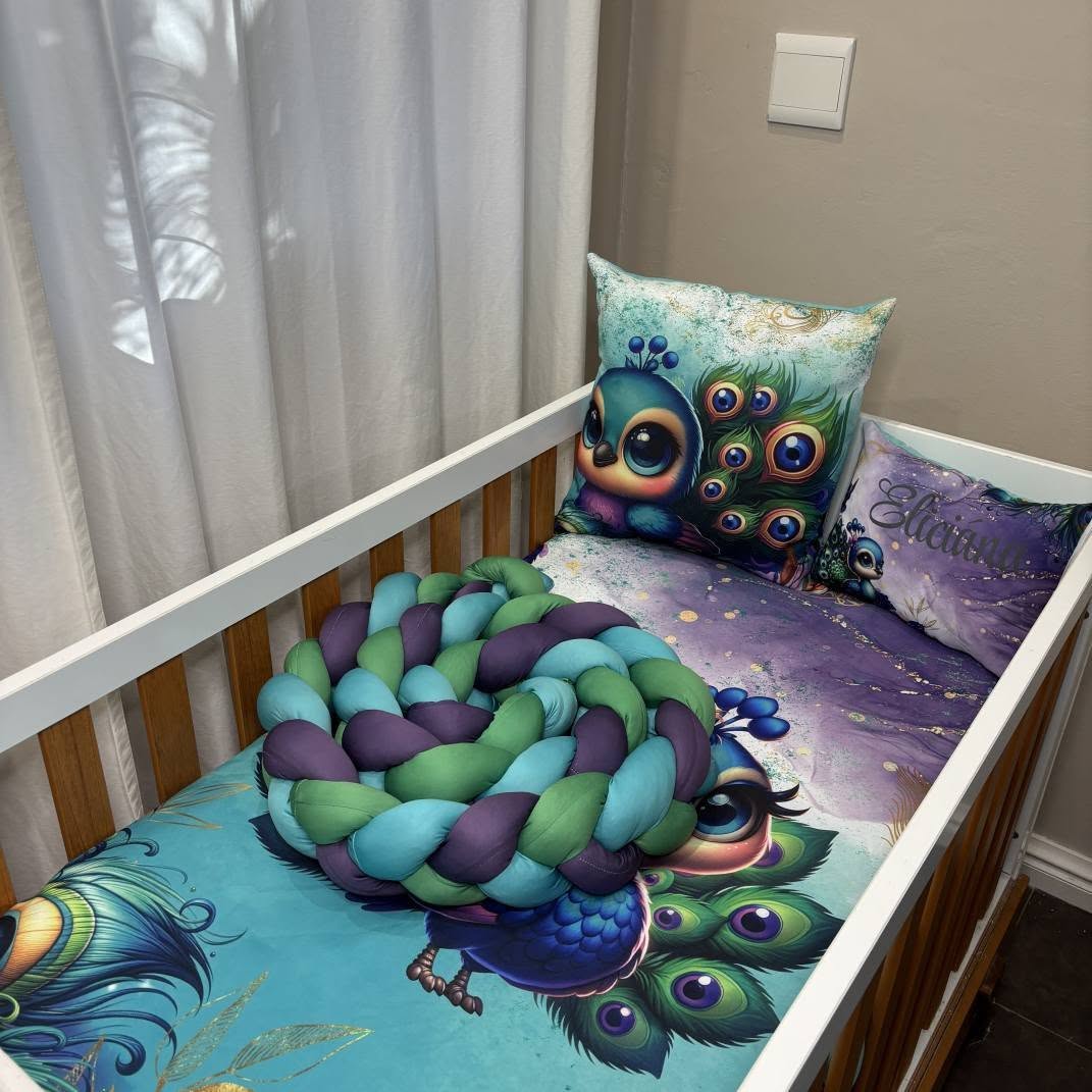 The Magical Baby Peacock cot linen