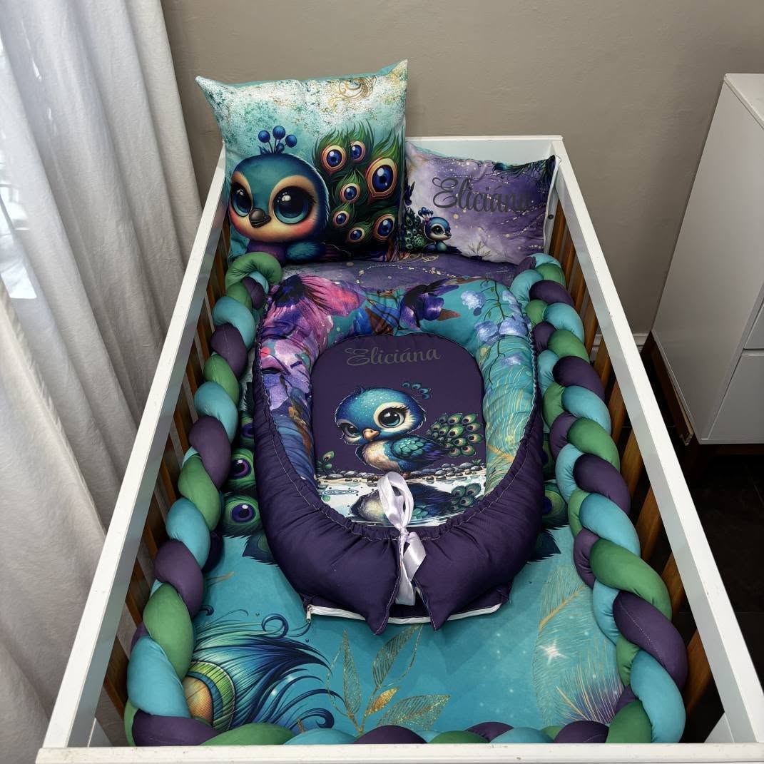 The Magical Baby Peacock cot linen