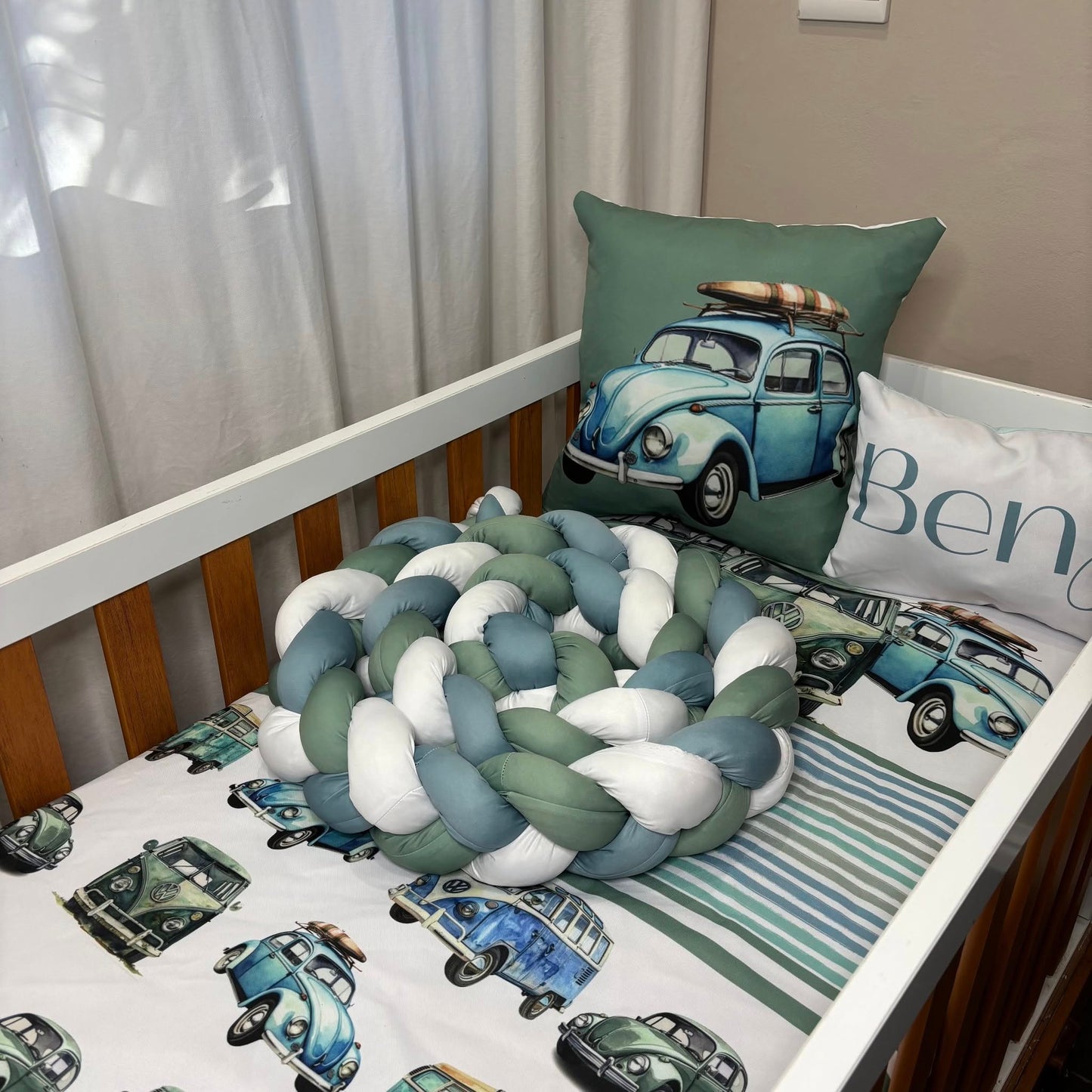 Benji's adventure-The Classic VW set cot linen