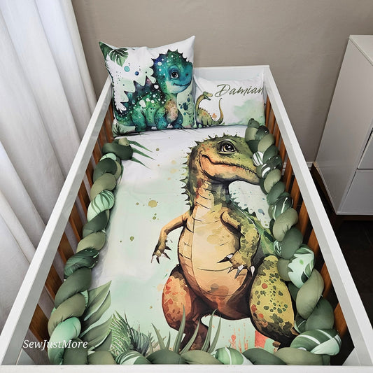 Damian and the Dino Kingdom cot linen