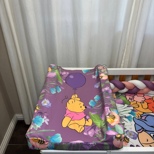 Violet and Baby Pooh Friends Waterproof Changing Mat