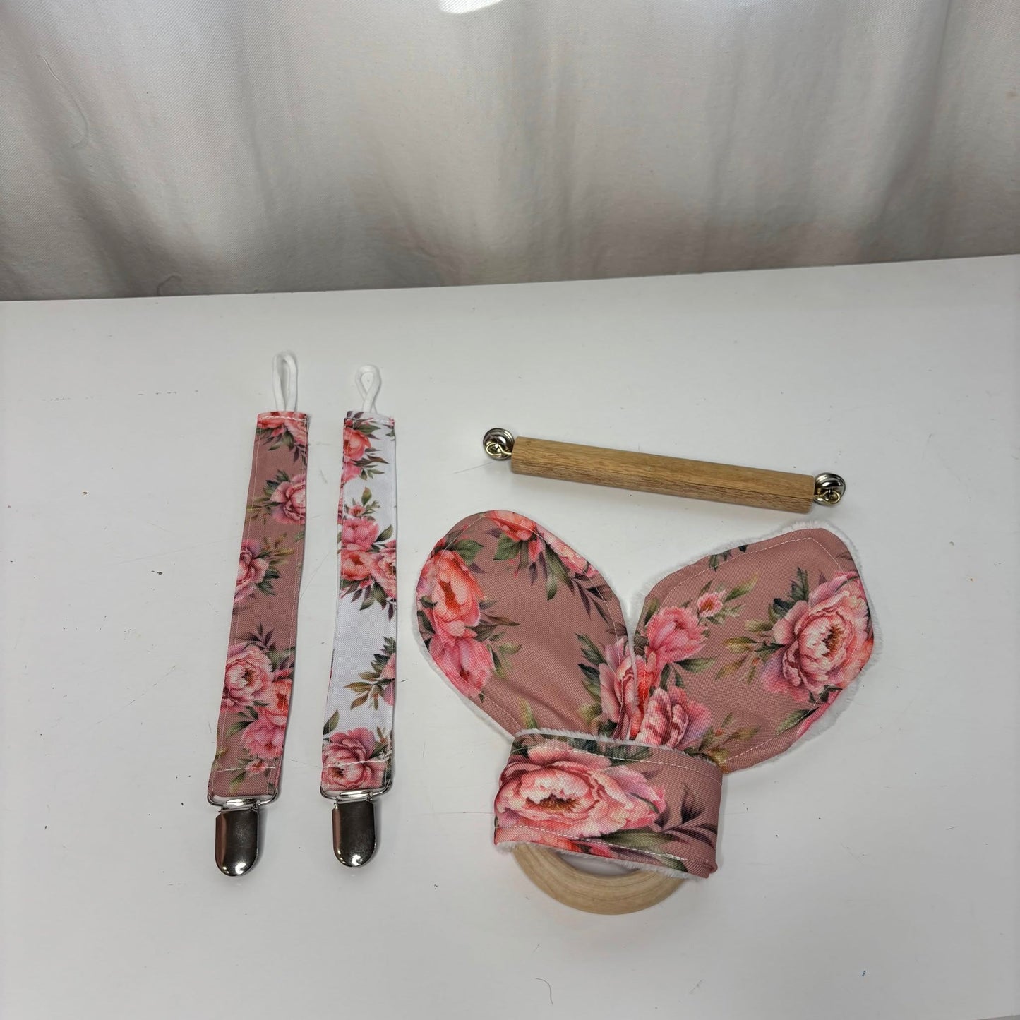 Boho Peony Deer cot linen