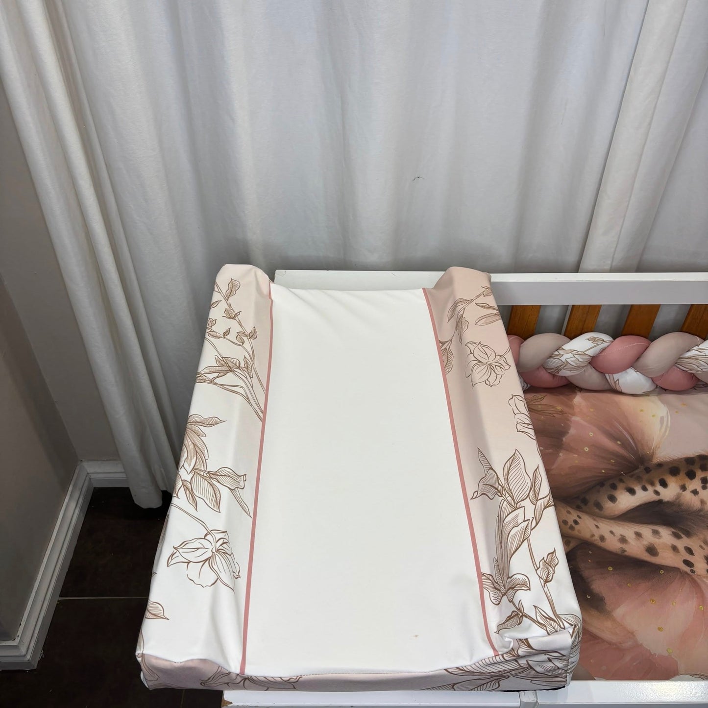 Boho Princess Cheetah Waterproof chagning mat
