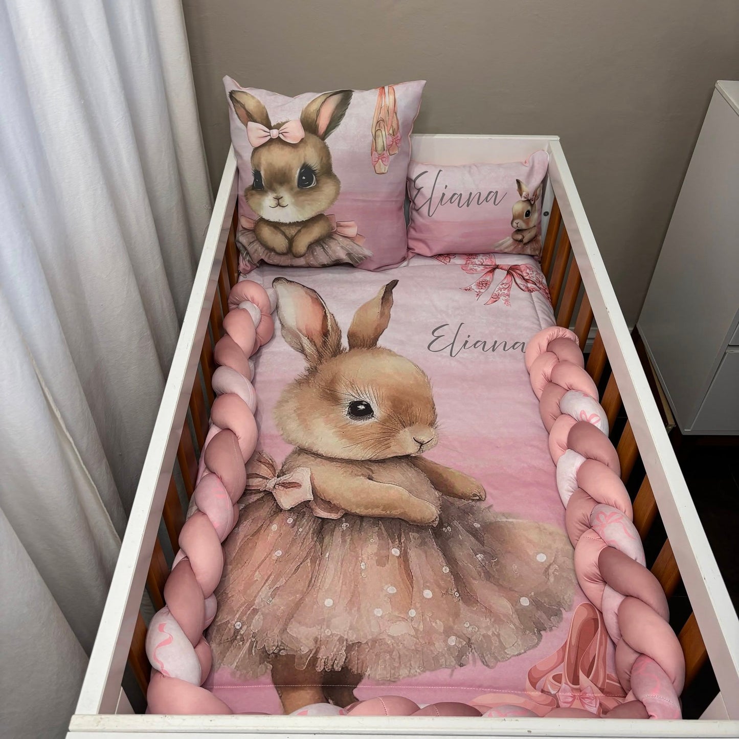 Boho Ballerina Bunny 2.0 cot linen