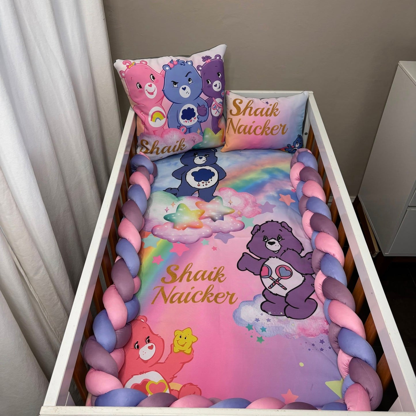 Magical Care Bears! Ellie cot linen