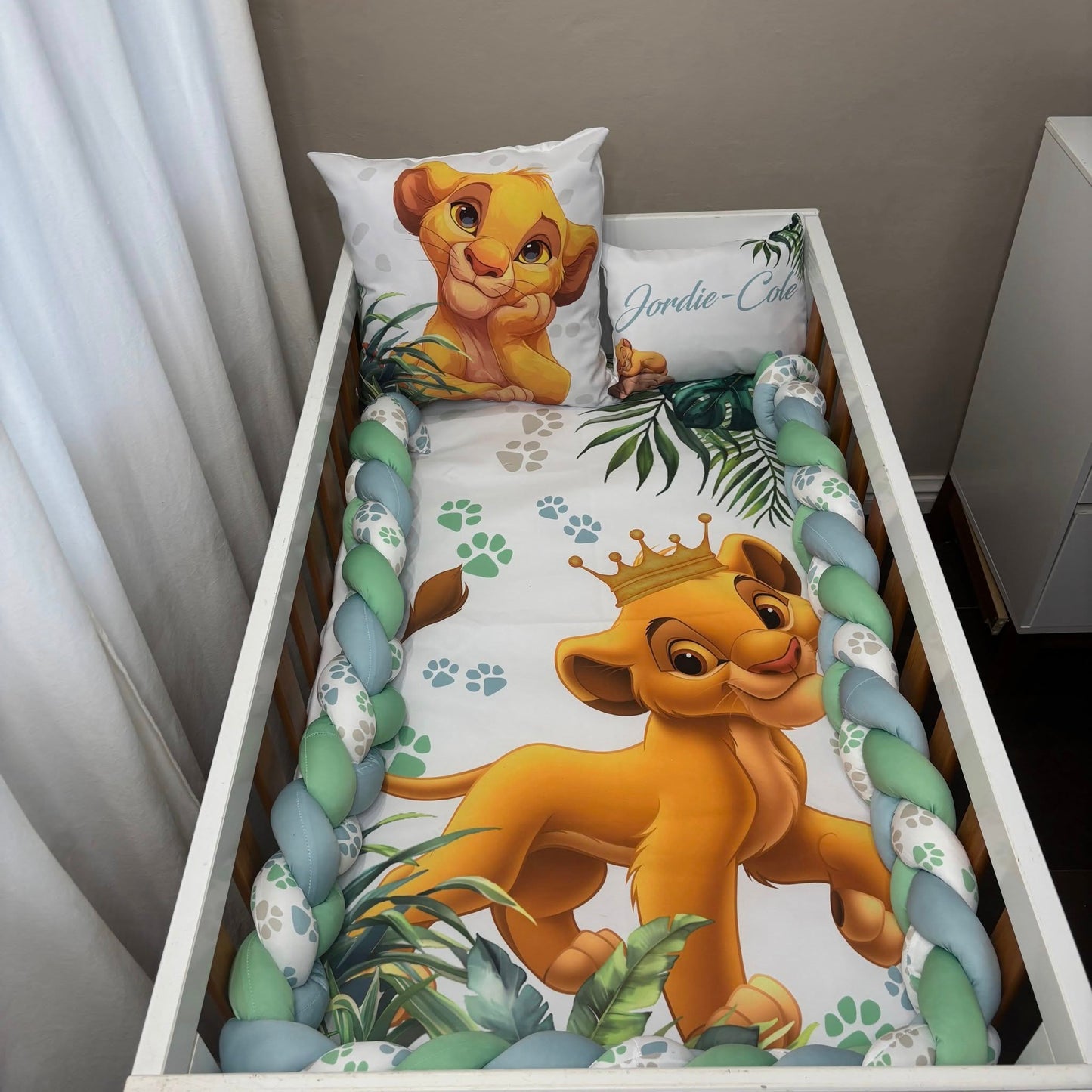 The Lion King cot linen