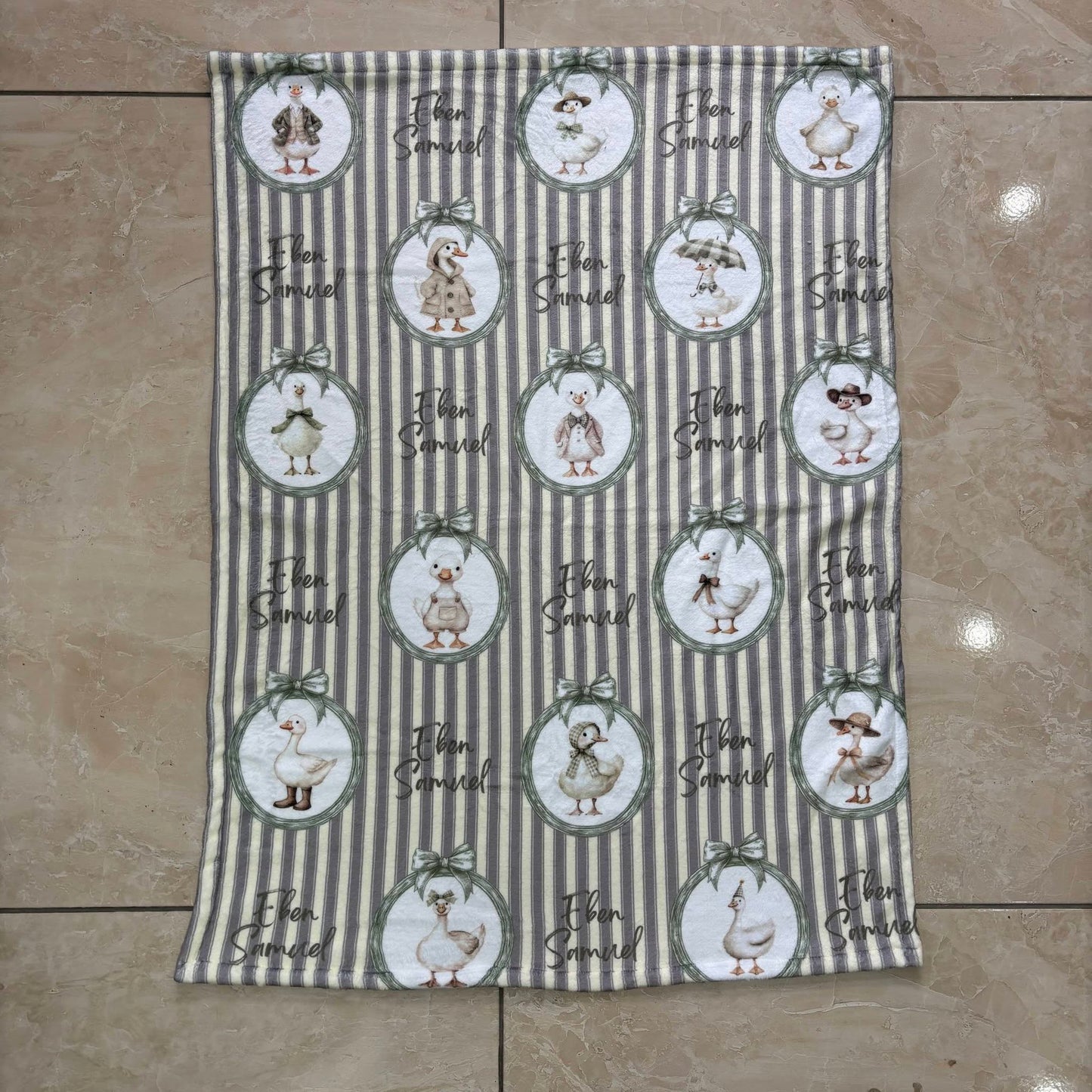 The Natural Goose cot linen