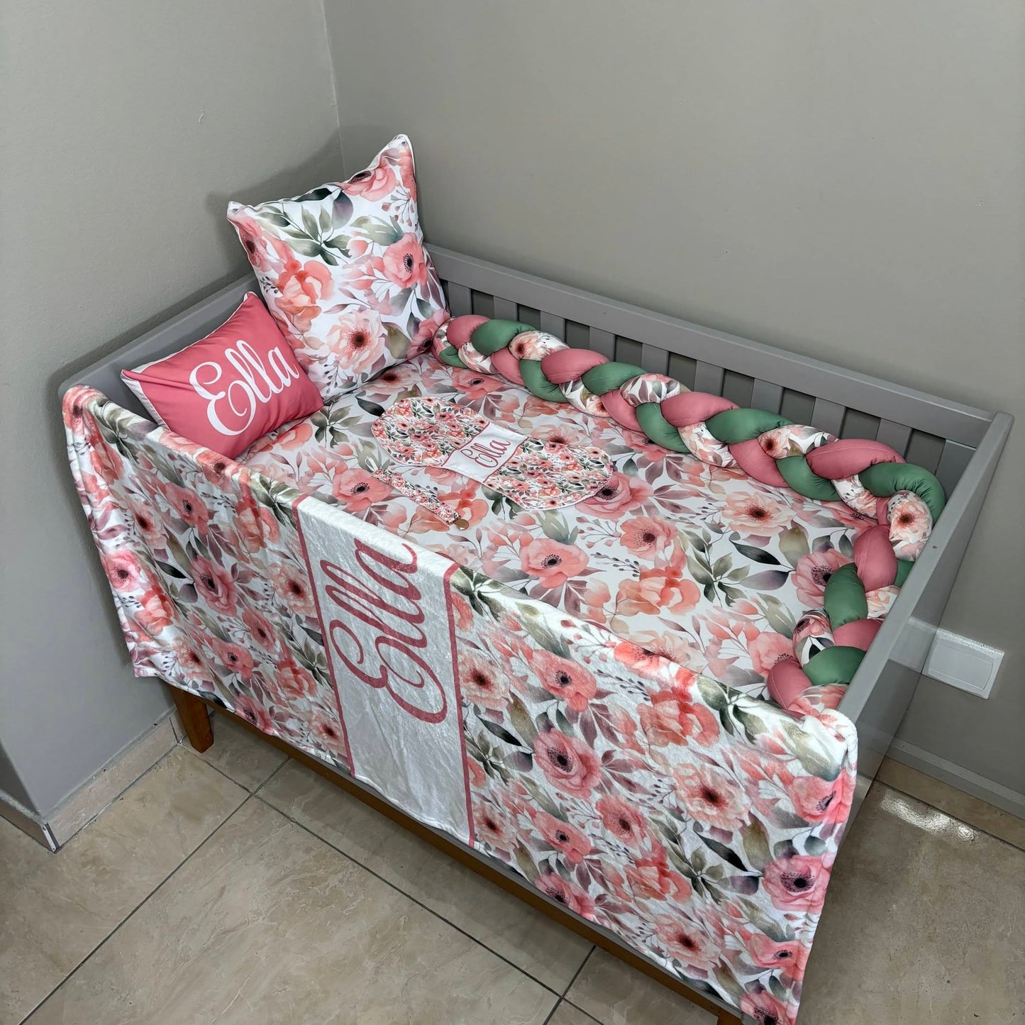 The Ella Floral set cot linen
