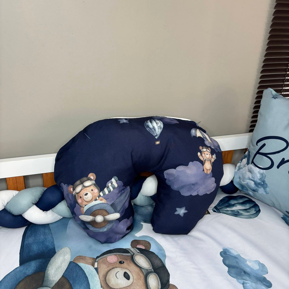 The Aviator Bear 3.0 nursing pillow