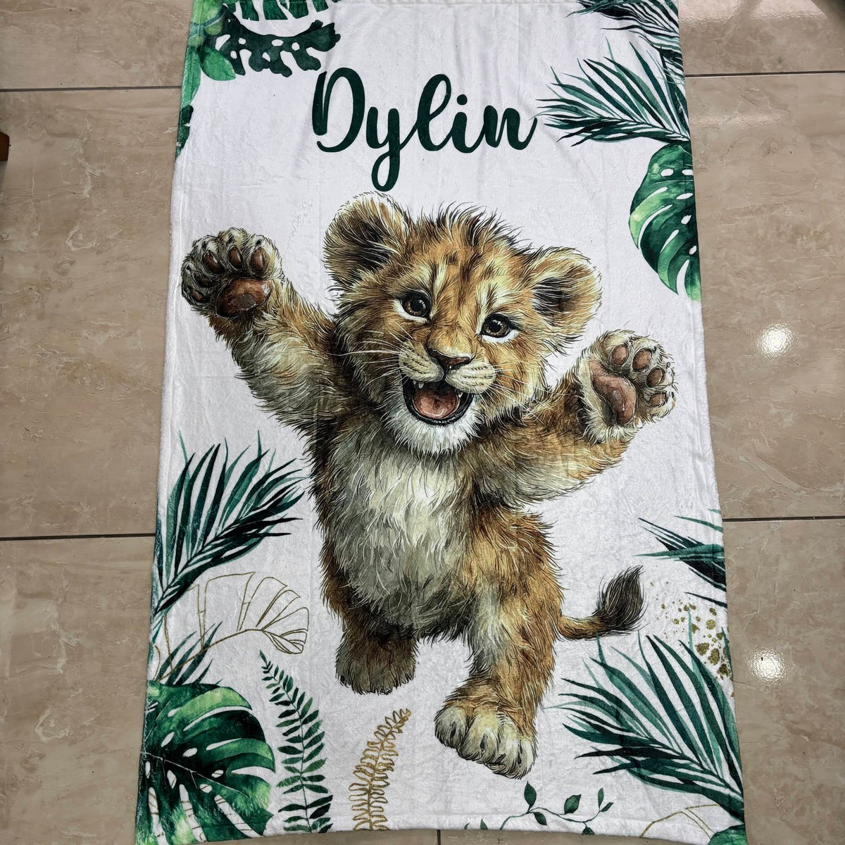 King of the Jungle Fleece blanket