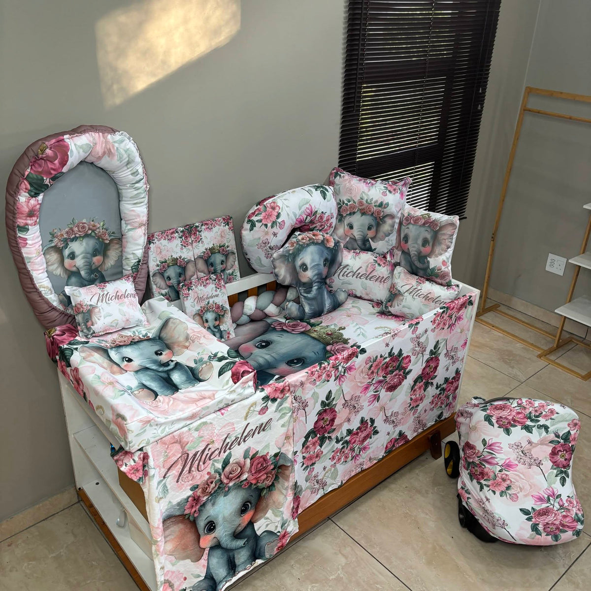 Boho Rosy Ellie swaddle set