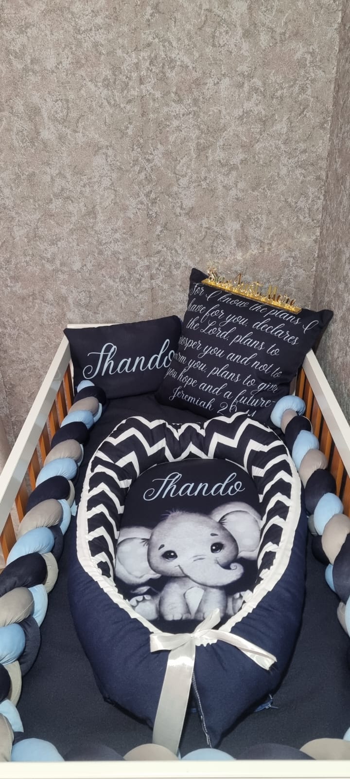 Navy Elephant - Sew Just More