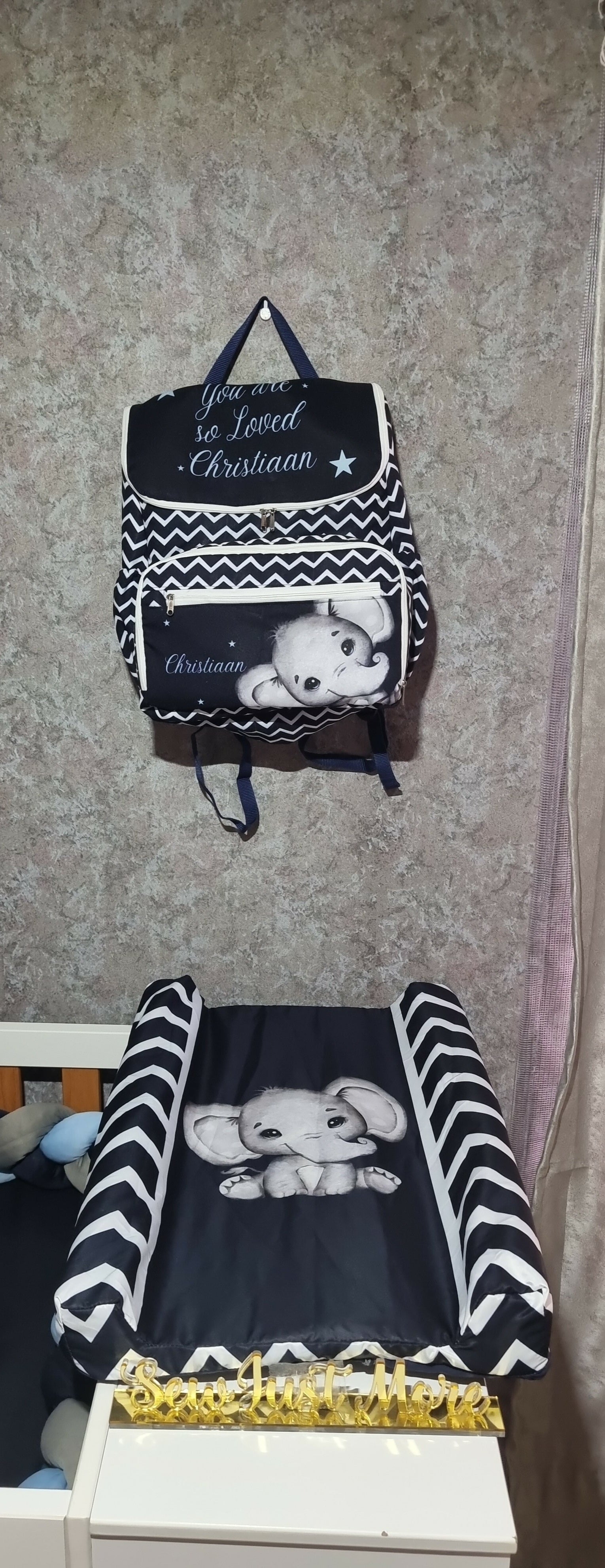 Navy Elephant - Sew Just More