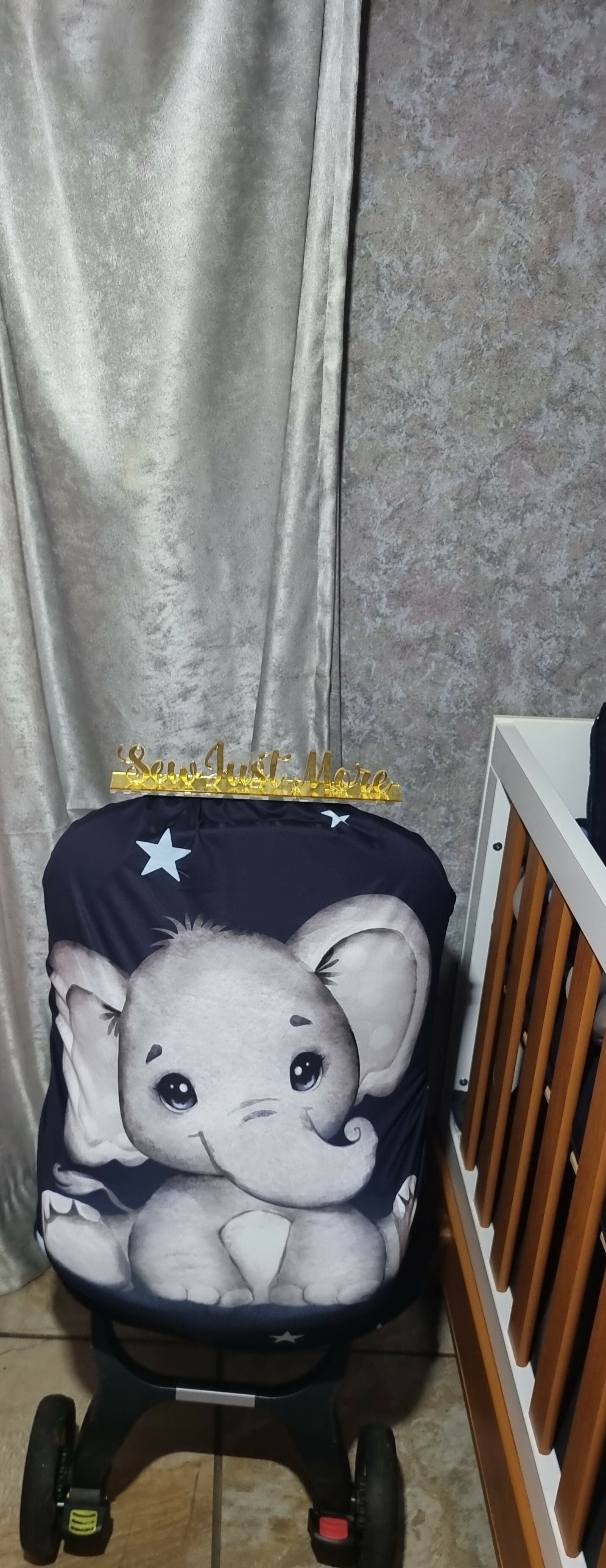 Navy Elephant - Sew Just More