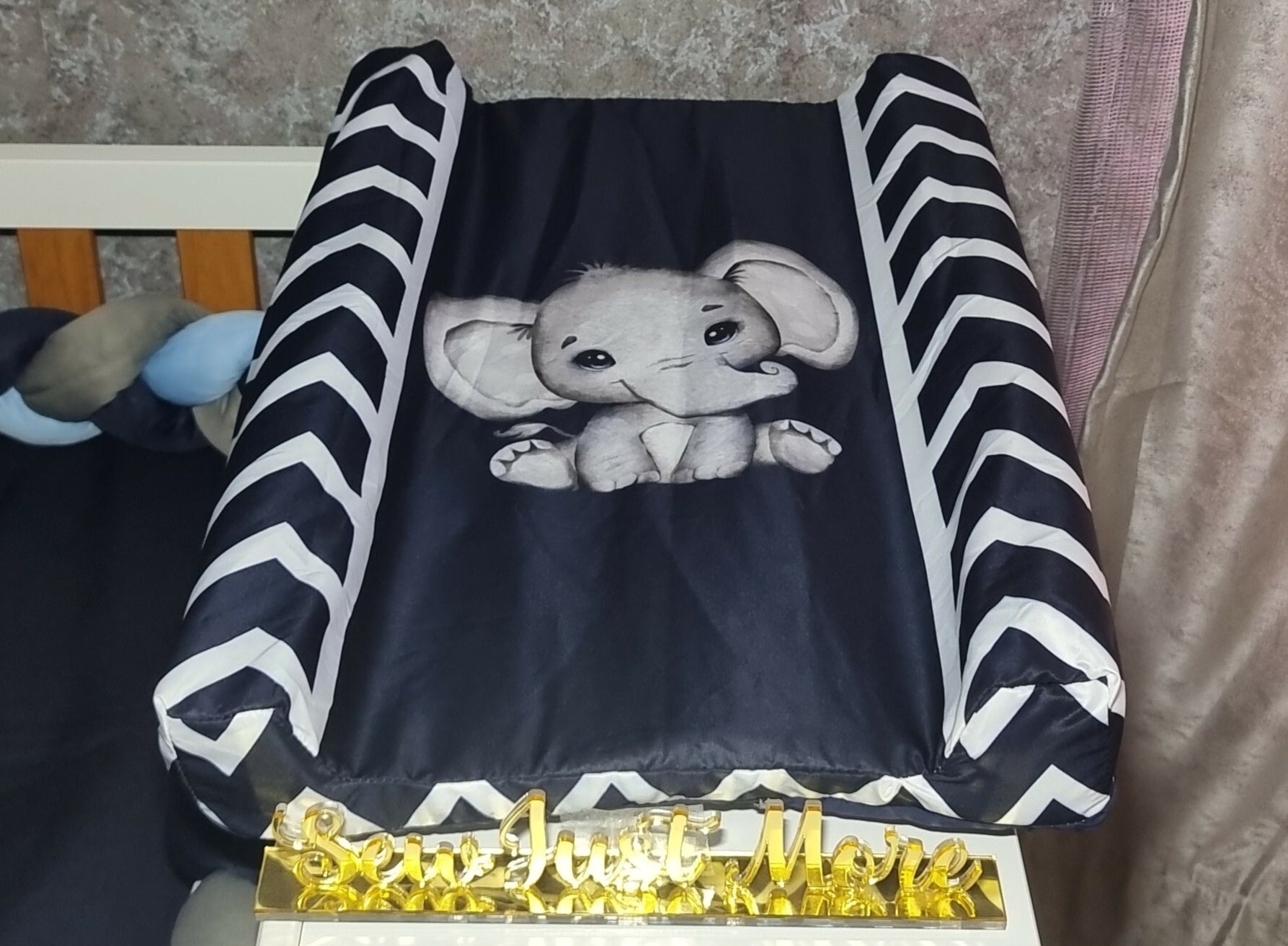 Navy Elephant - Sew Just More