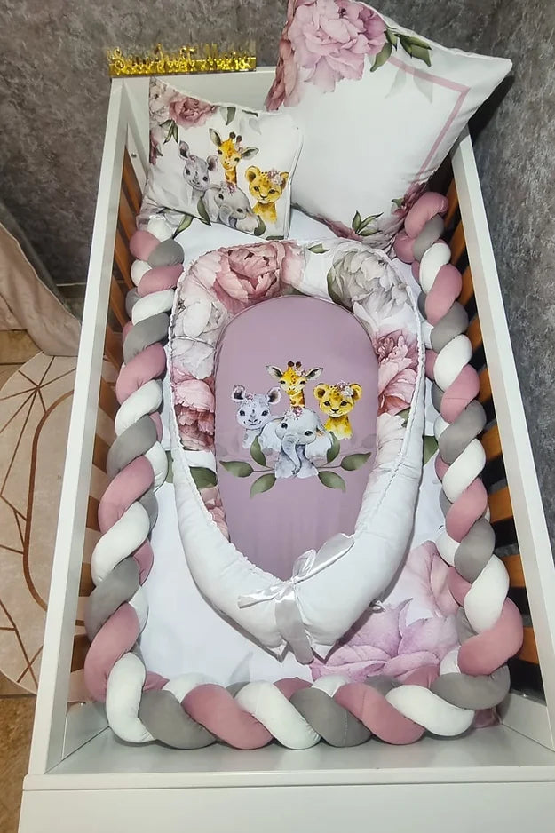 Peony Safari Baby Nest - Sew Just More