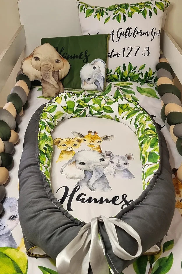 Dark Olive Leave Safari - Sew Just More