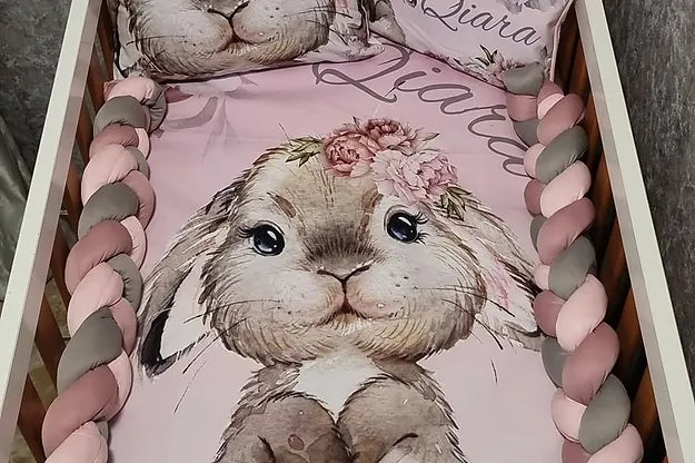 Pink Peony Bunny - Sew Just More