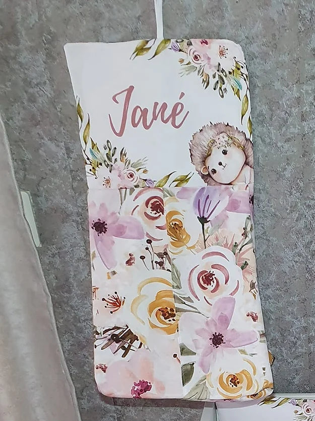 Baby Boho Hedgehog Hanging diaper bag - Sew Just More